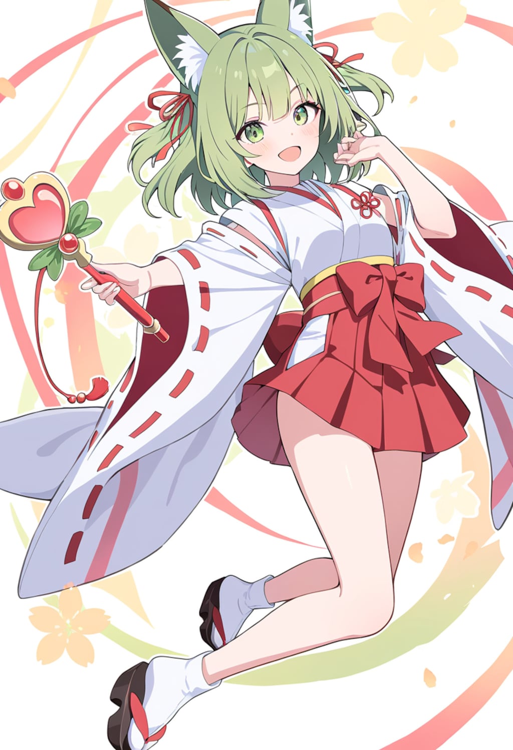 巫女モチーフ魔法少女