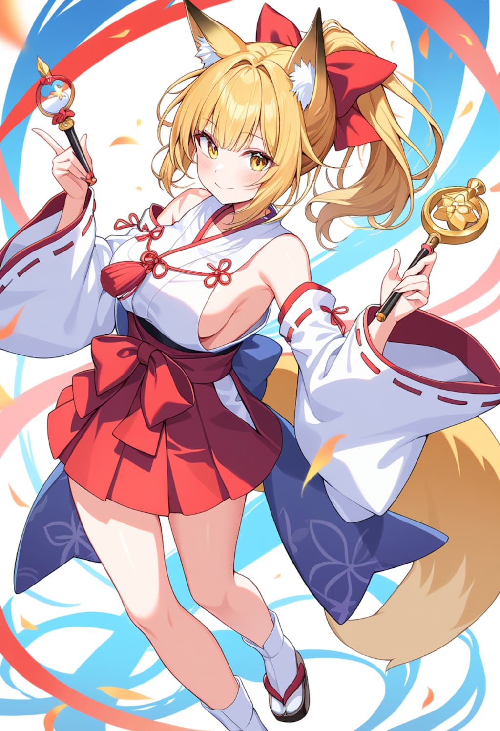 巫女モチーフ魔法少女