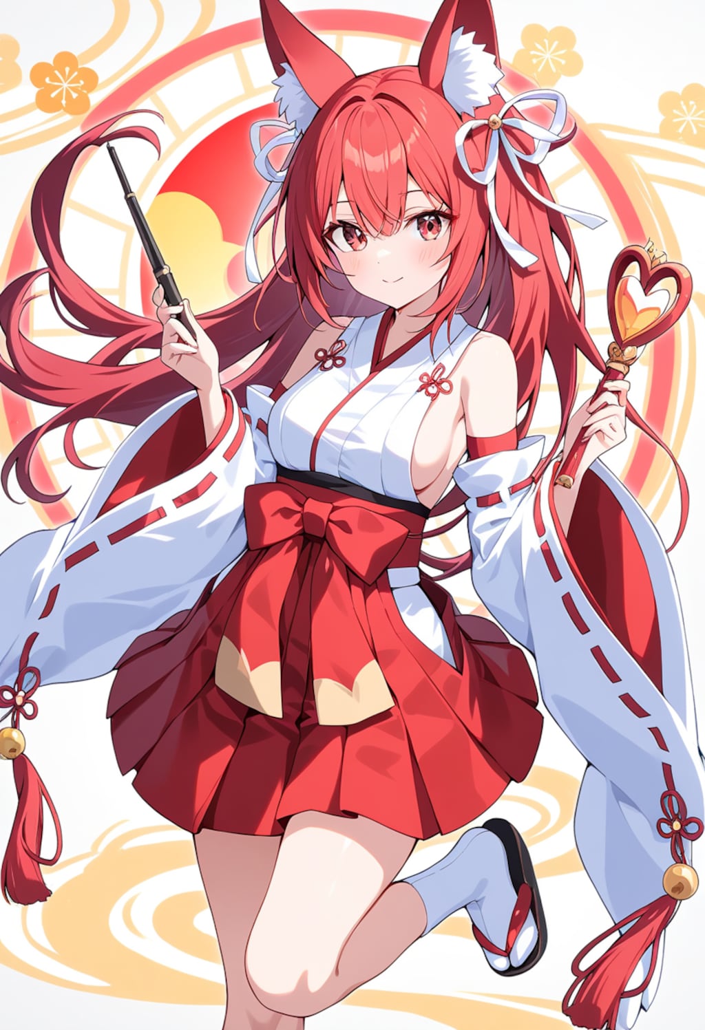 巫女モチーフ魔法少女