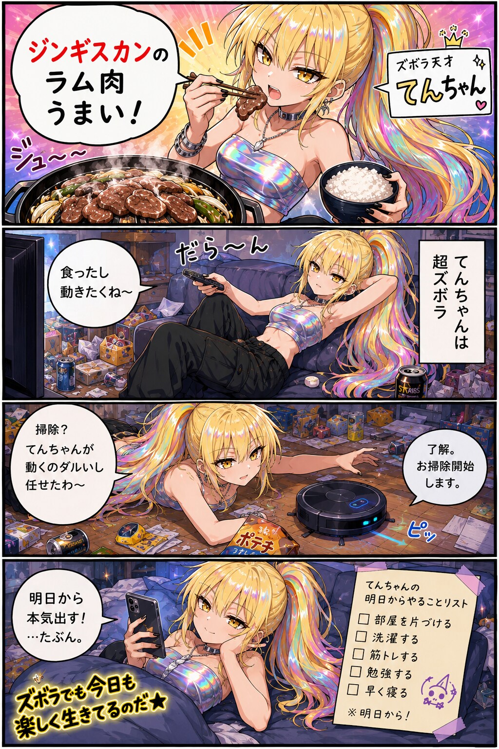 ズボラなてんちゃん☆