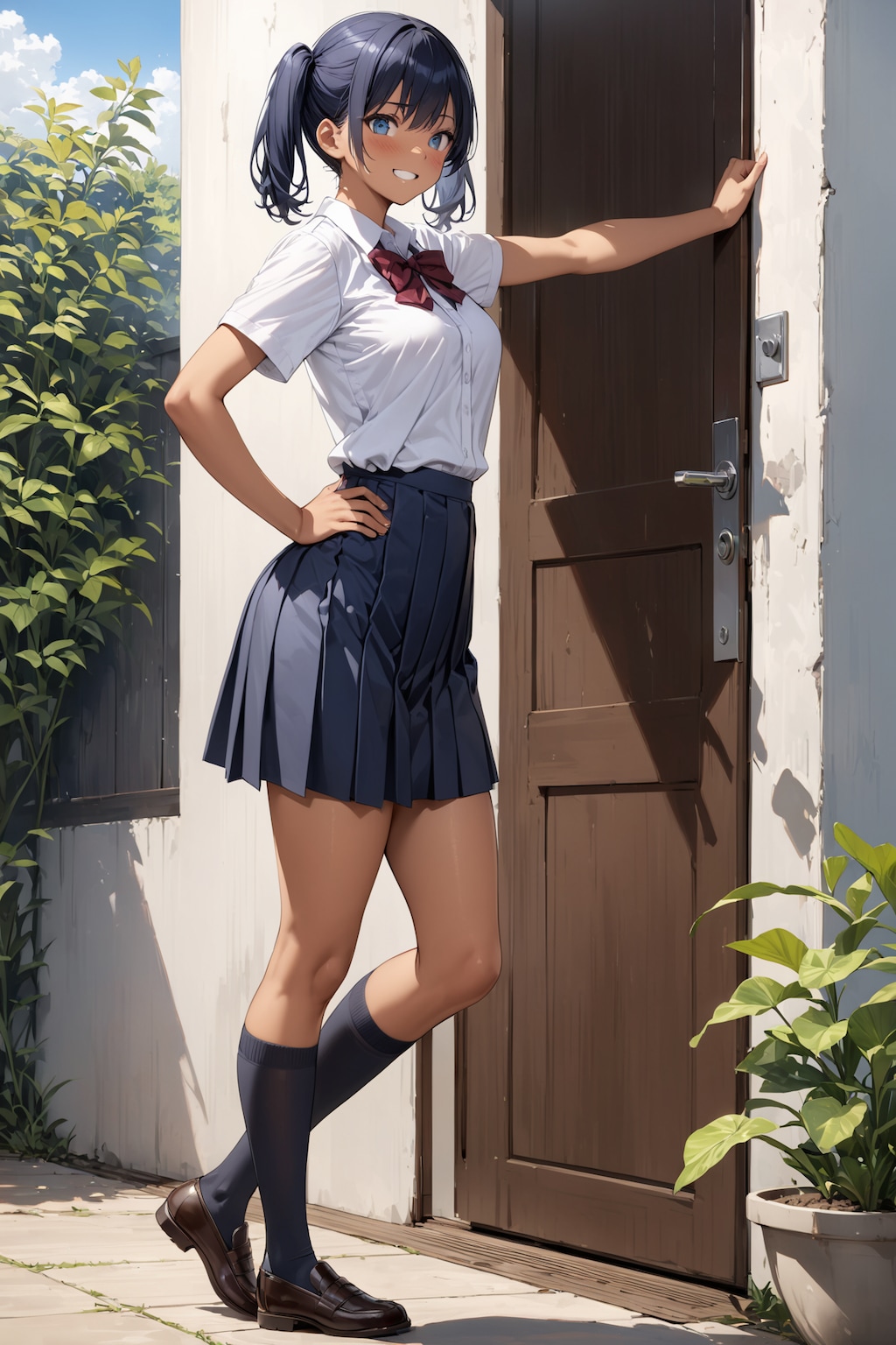 蝉の鳴くほど静かな庭