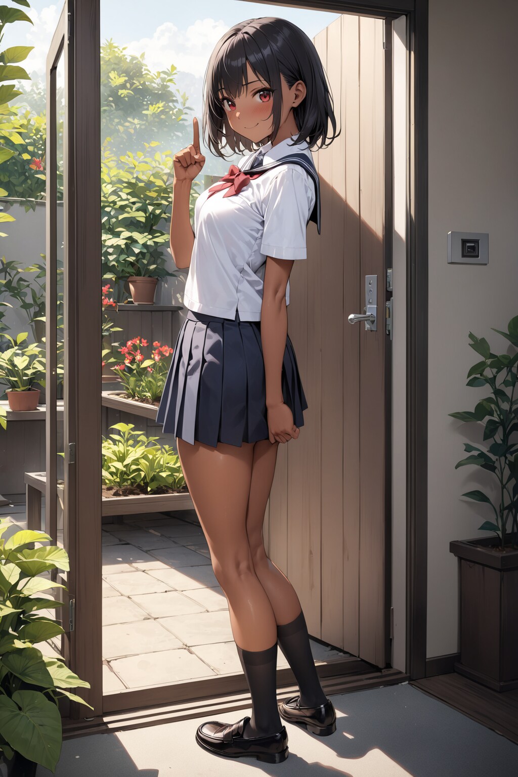 蝉の鳴くほど静かな庭