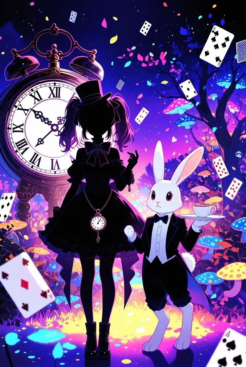 Gothic Lolita Alice in wonder Land