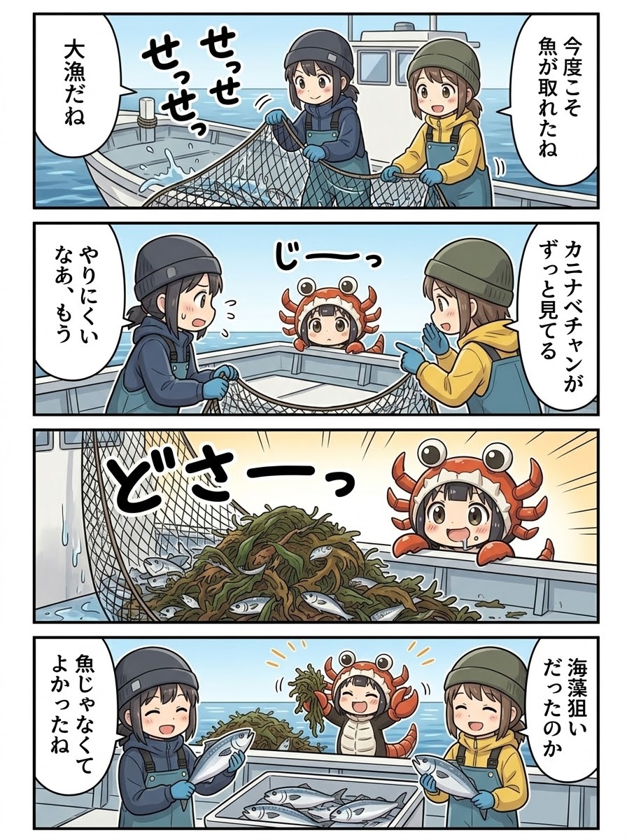 【49】海藻だけ見つめてる！カニナベチャン | の人気AIイラスト・グラビア