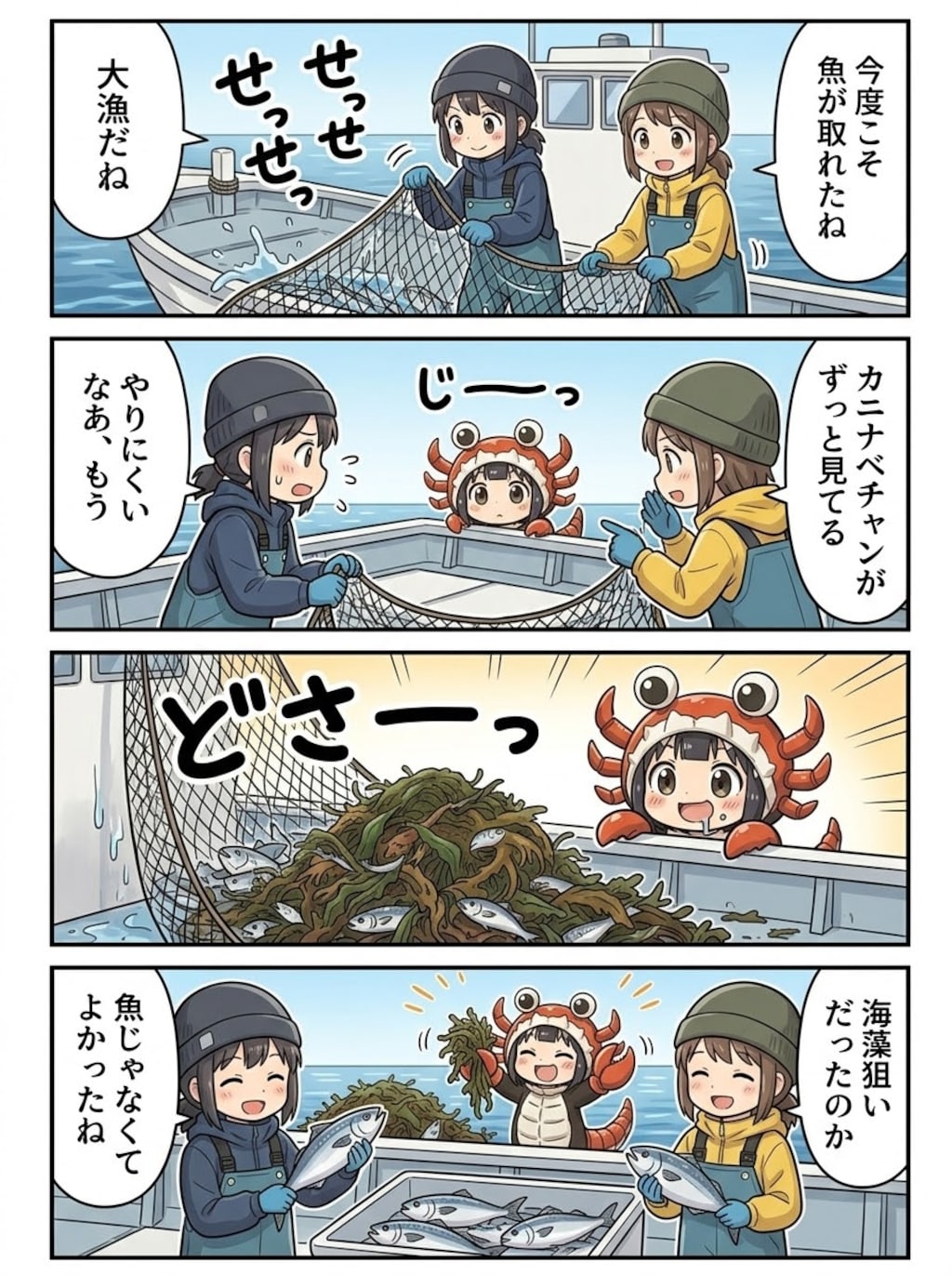 【49】海藻だけ見つめてる！カニナベチャン