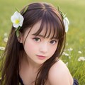 草原で出会った美少女 6枚目
