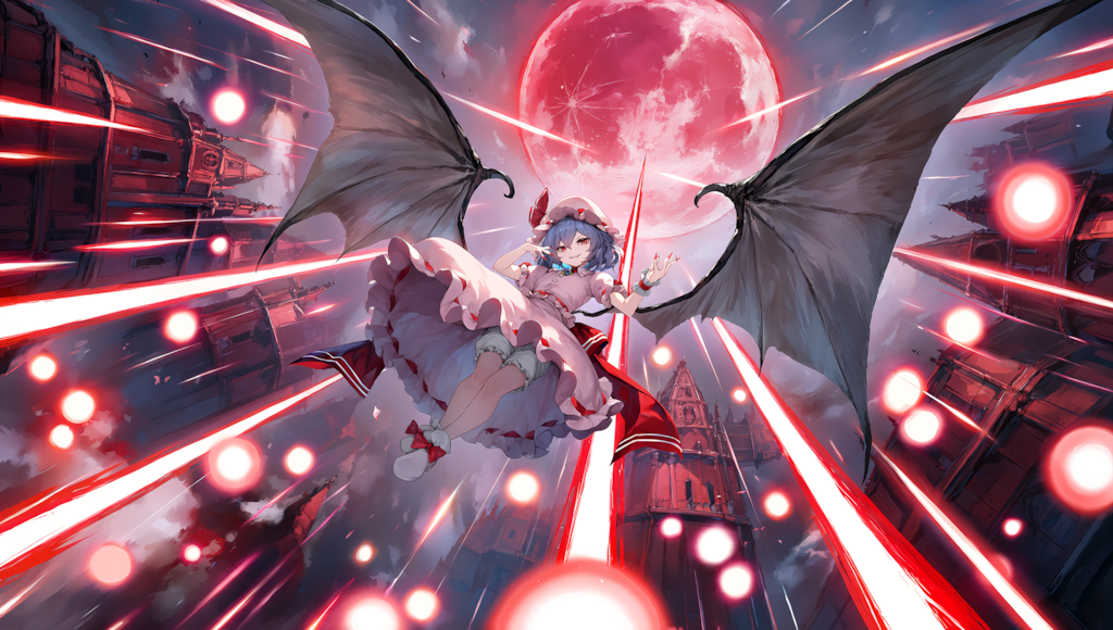 V5　東方　レミリア　弾幕