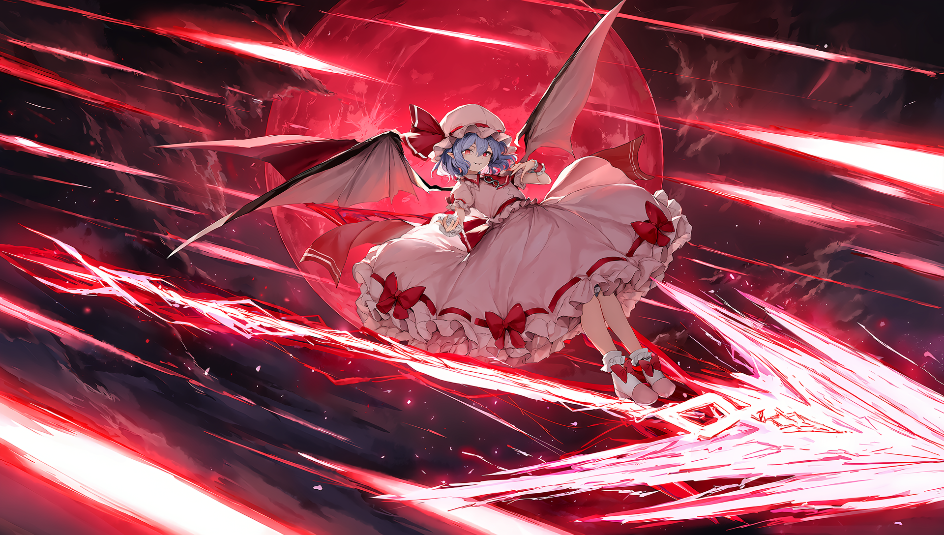 V5　東方　レミリア　弾幕 | の人気AIイラスト・グラビア