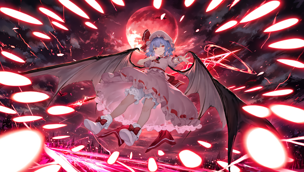 V5　東方　レミリア　弾幕
