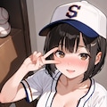 【今日の自撮り】野球ガール 2枚目