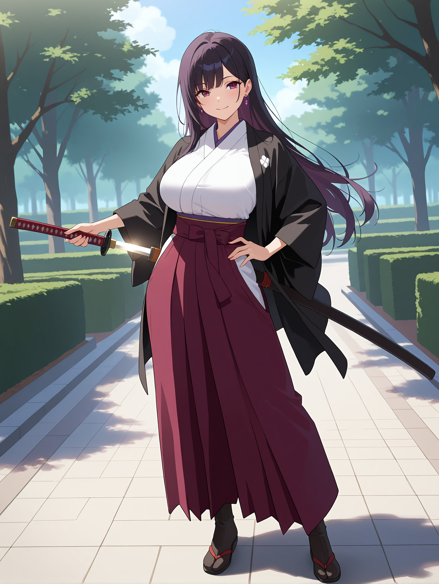 侍コスチュームの涼音さん | の人気AIイラスト・グラビア