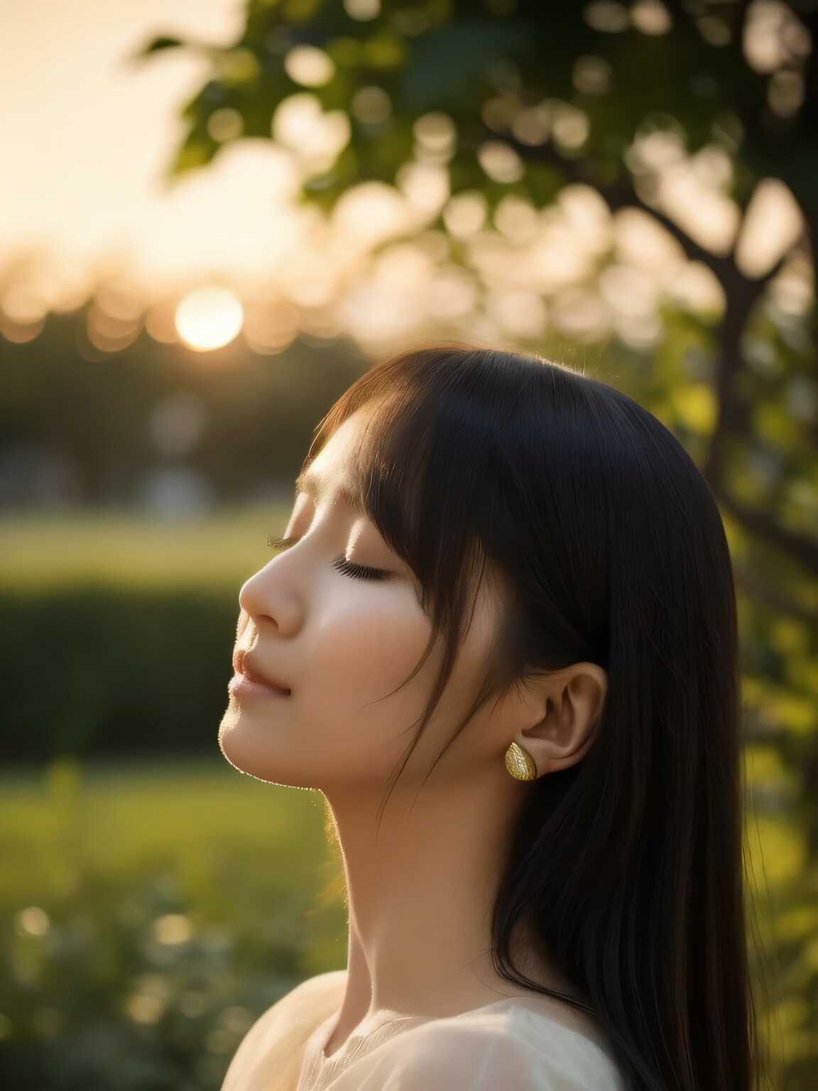 黒髪ロングの美女３ | の人気AIイラスト・グラビア