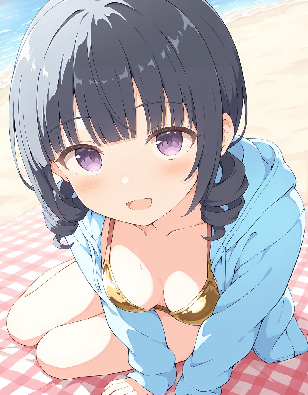金色ビキニ