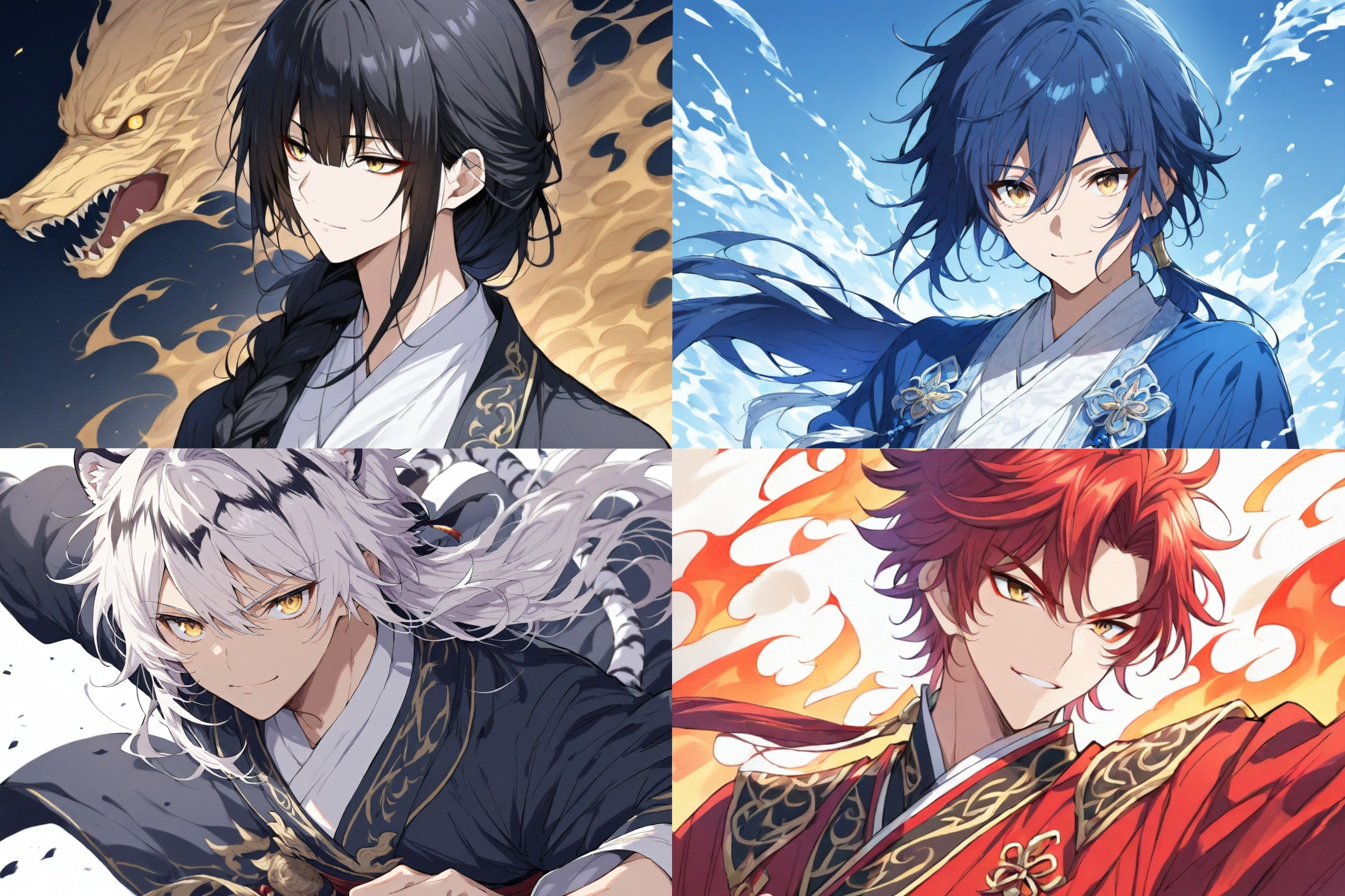 四神 | の人気AIイラスト・グラビア