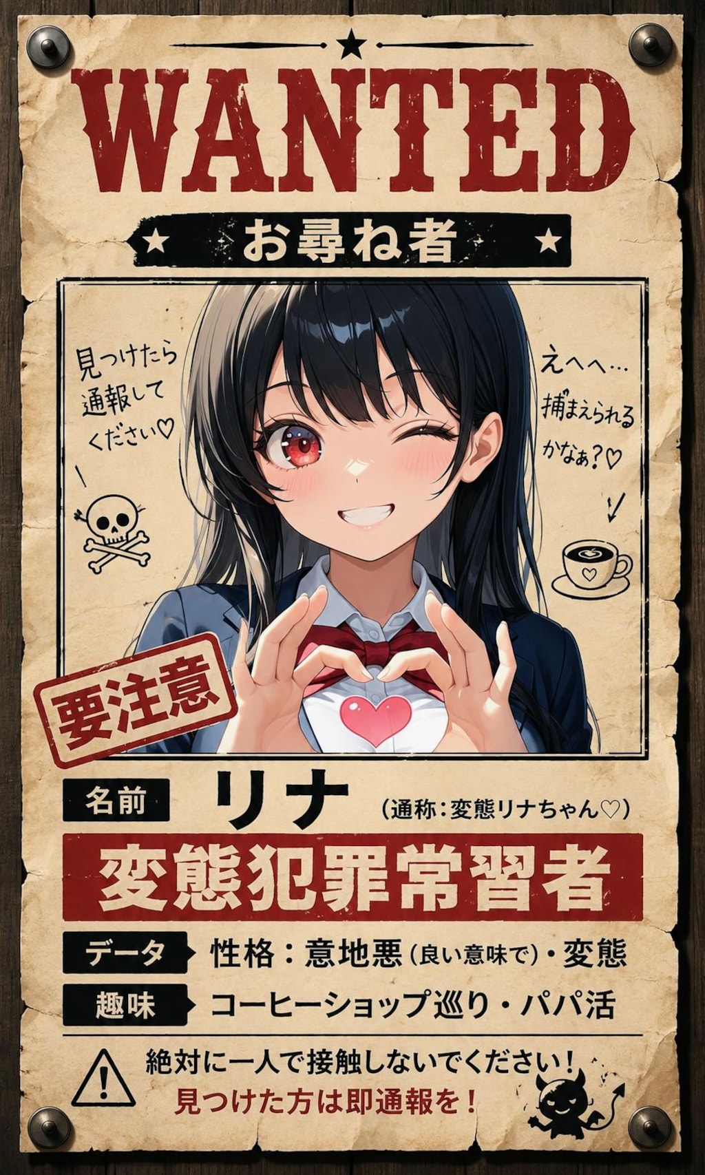 今日の貼り紙27【リナちゃん】
