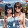 友達と温泉旅行　ポロリ編 3枚目