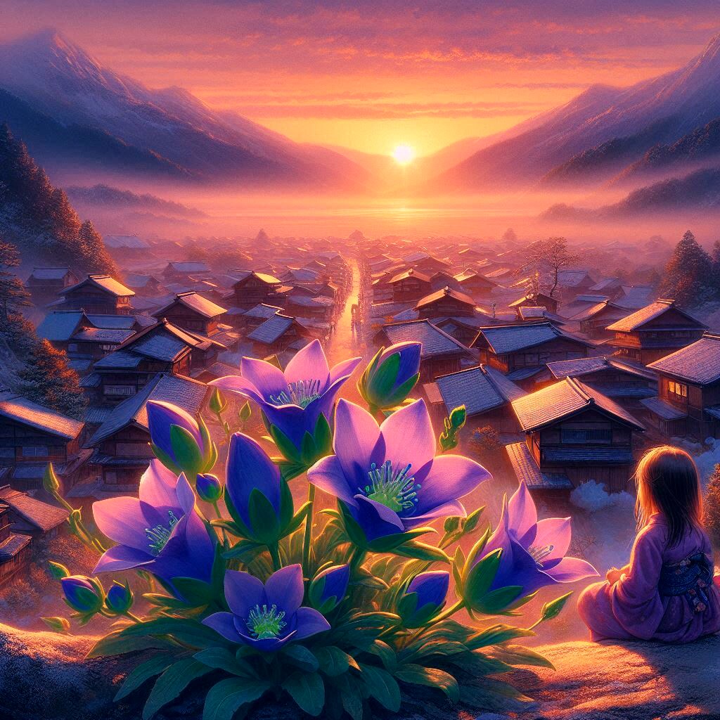 竜胆の郷(りんどうのさと) | の人気AIイラスト・グラビア