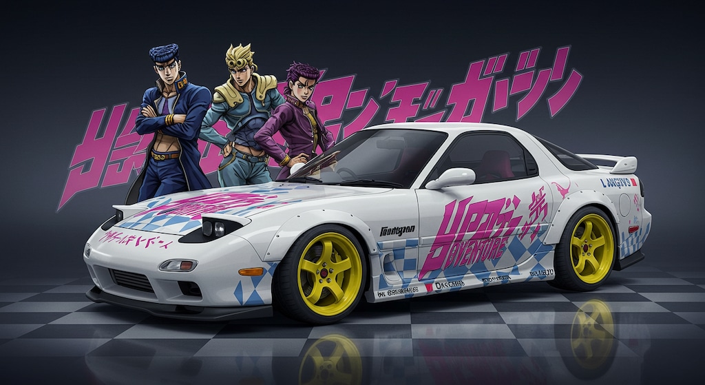 ジョジョの奇妙な冒険とFD3S