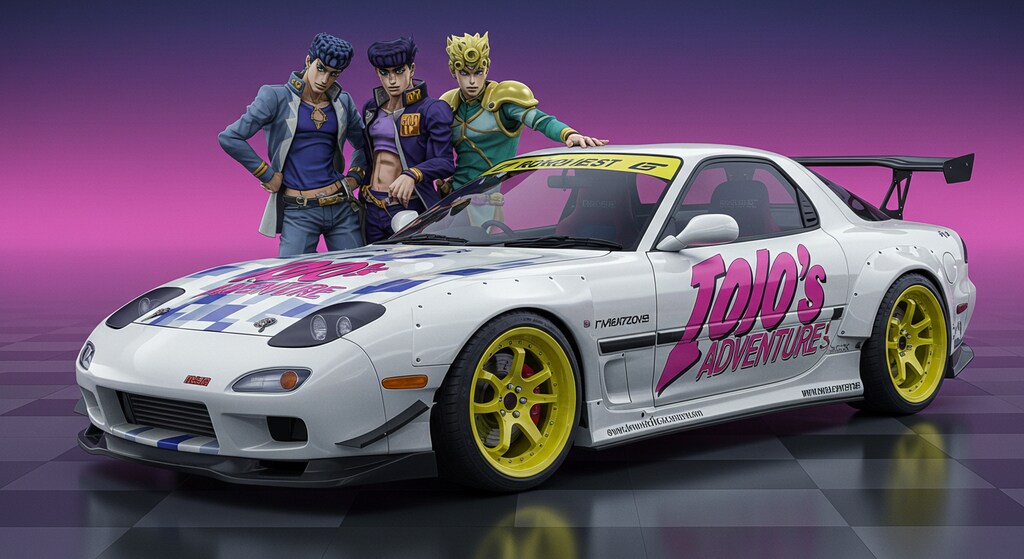 ジョジョの奇妙な冒険とFD3S