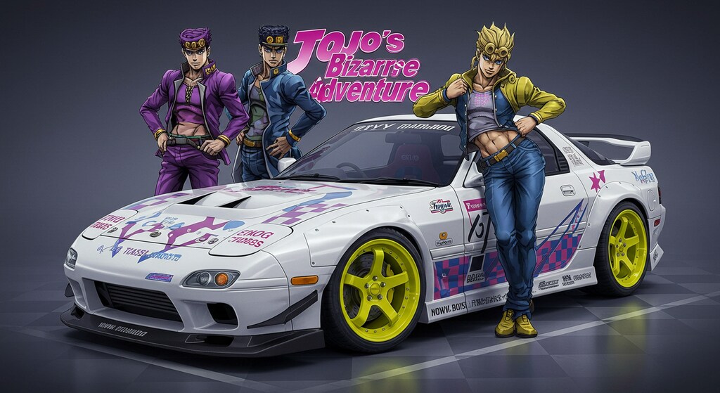 ジョジョの奇妙な冒険とFD3S