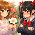 貴女は私の愛を退ける。（白い山茶花） 2枚目
