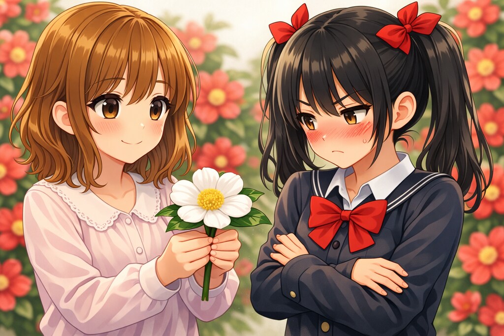 貴女は私の愛を退ける。（白い山茶花）