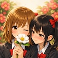 貴女は私の愛を退ける。（白い山茶花） 3枚目