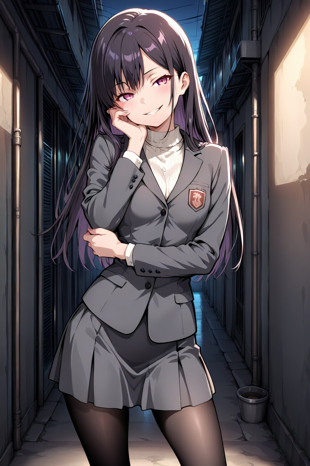 路地裏での出会い