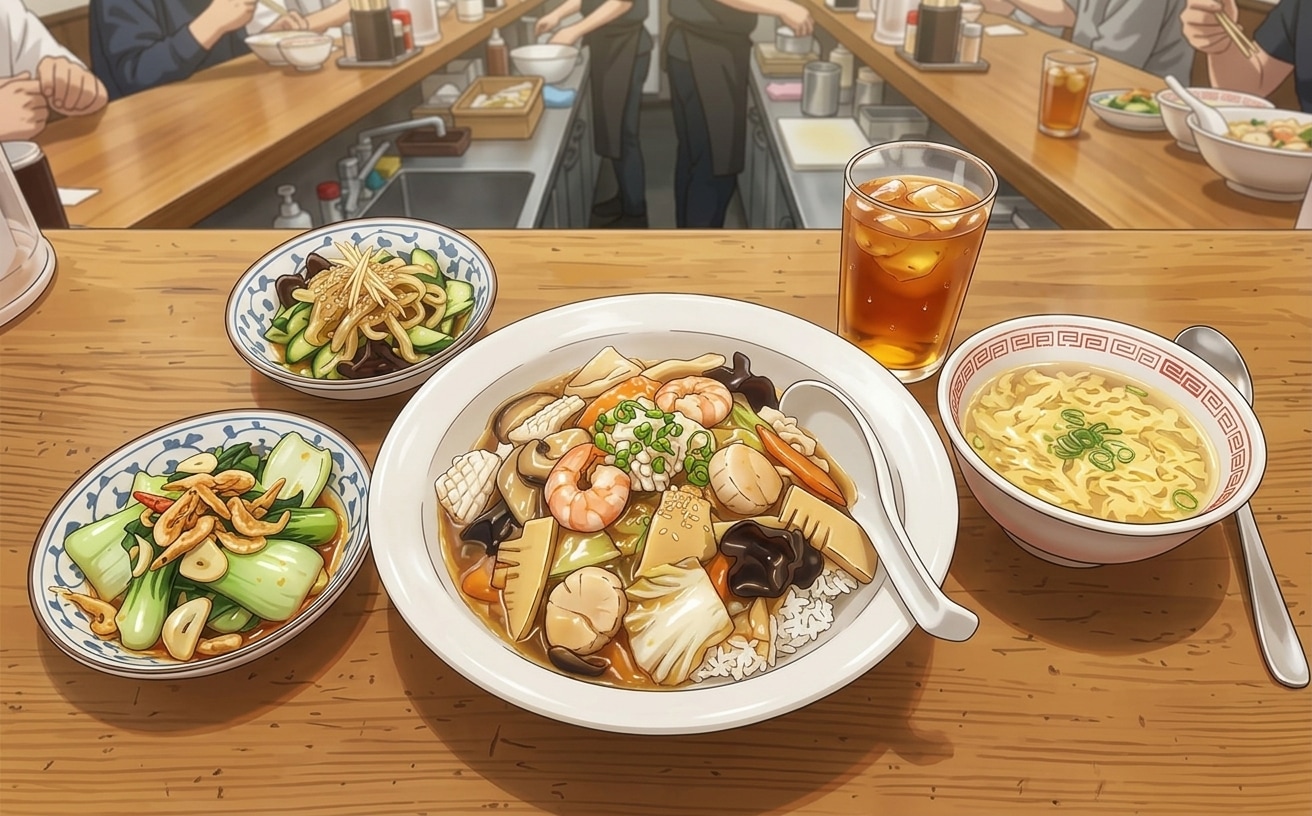 海鮮中華丼 | の人気AIイラスト・グラビア