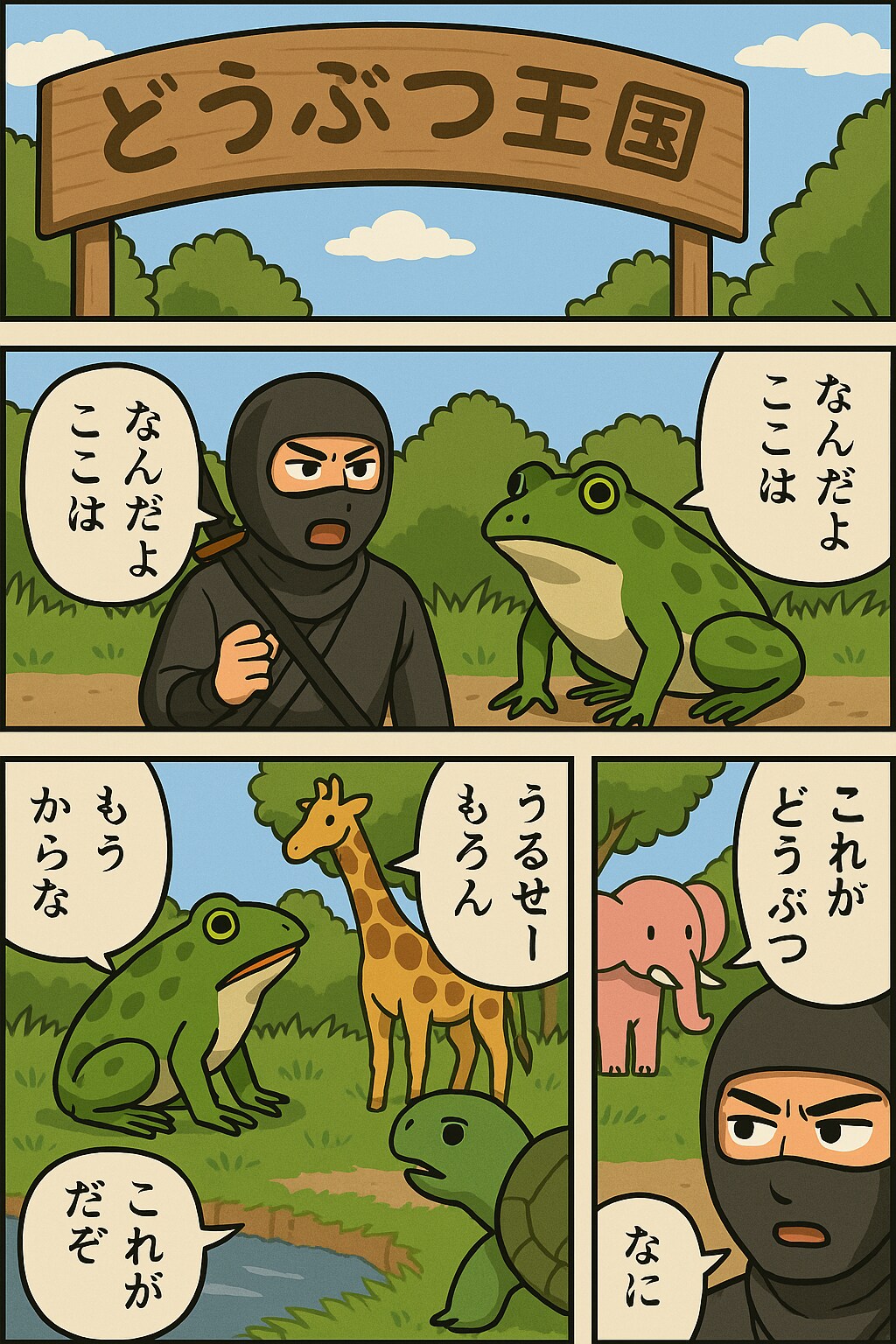 抜け忍をくにへかえす
