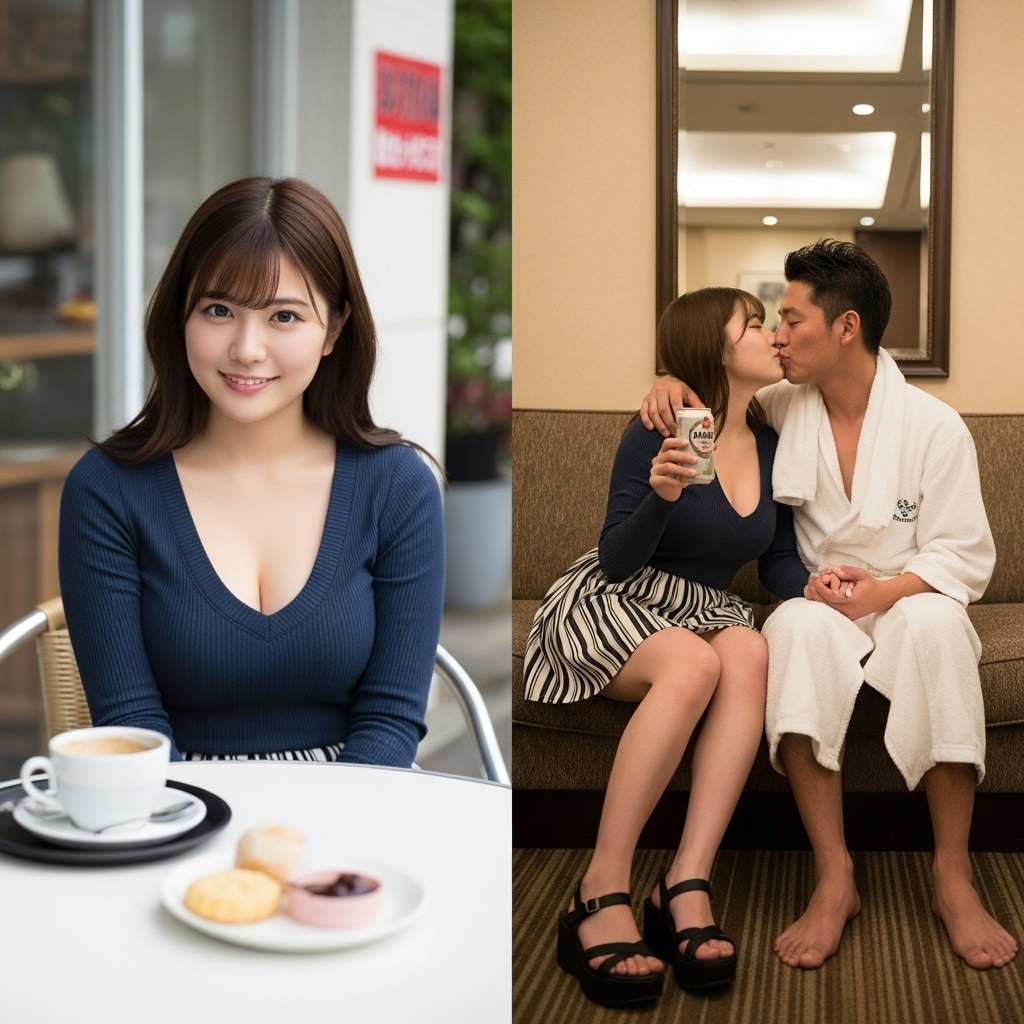 素人AVのサムネ-女子大生風