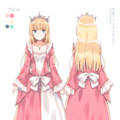 敗戦国の姫　設定画（プレレ・プニノン） 4枚目