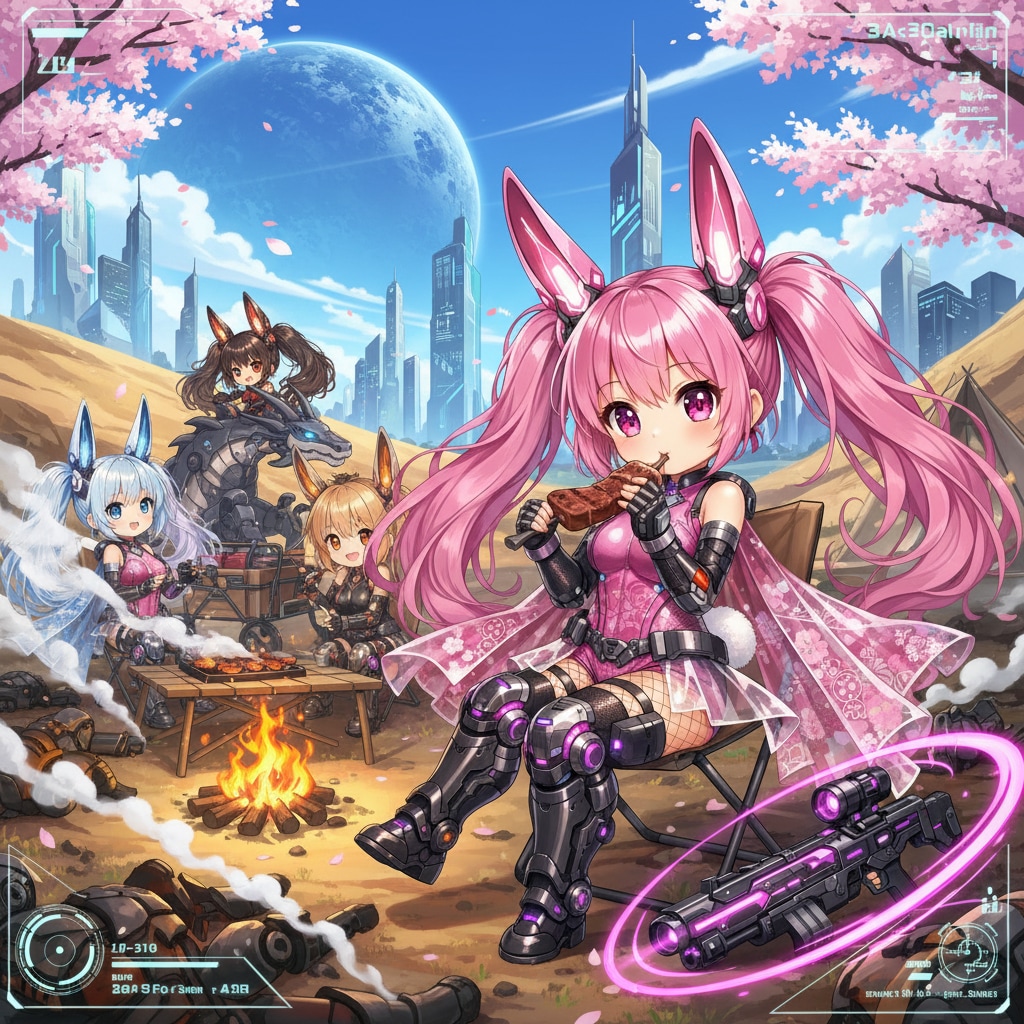 ももツイぴょん。BBQ