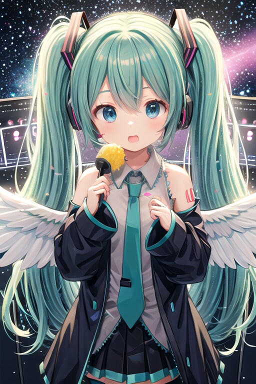 バーチャルエンジェル初音ミク | の人気AIイラスト・グラビア