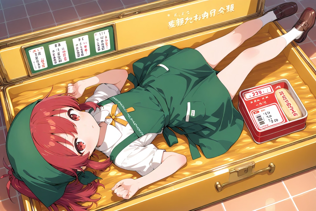 弁当箱の実演販売