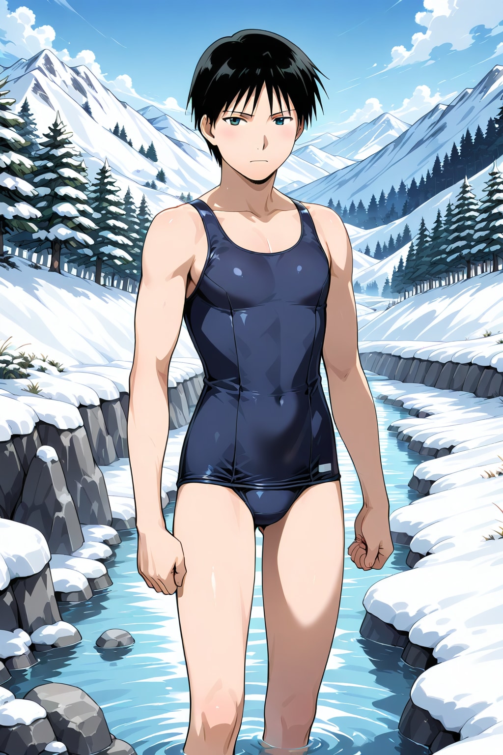 大佐にスク水を着てもらった！5