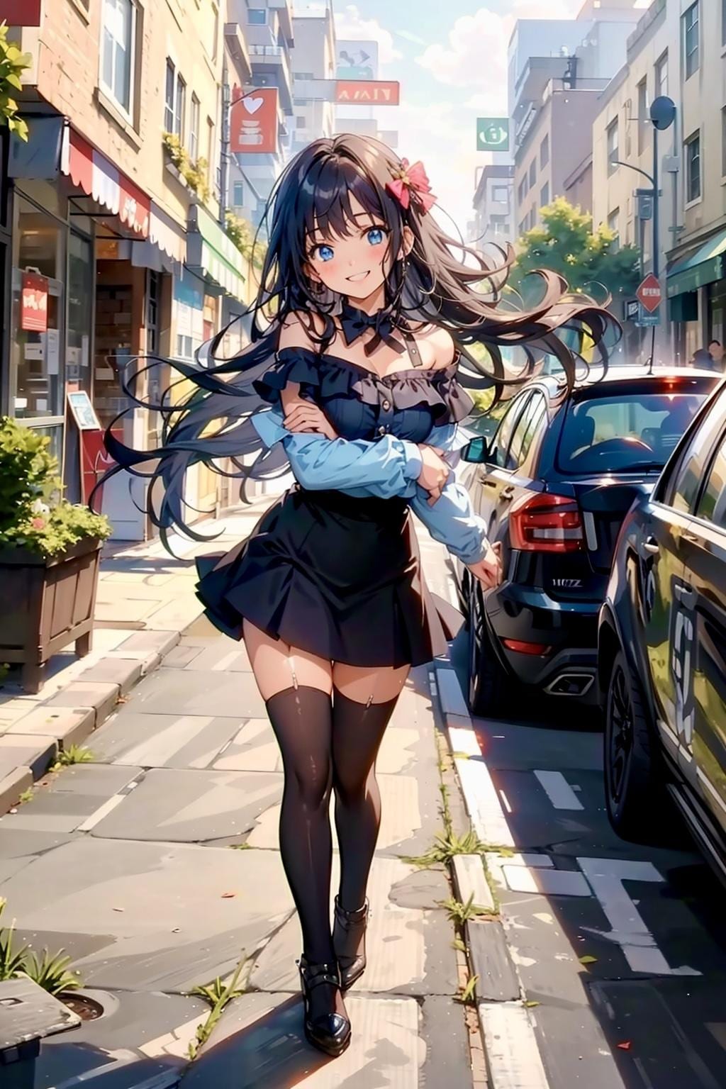 街中美少女