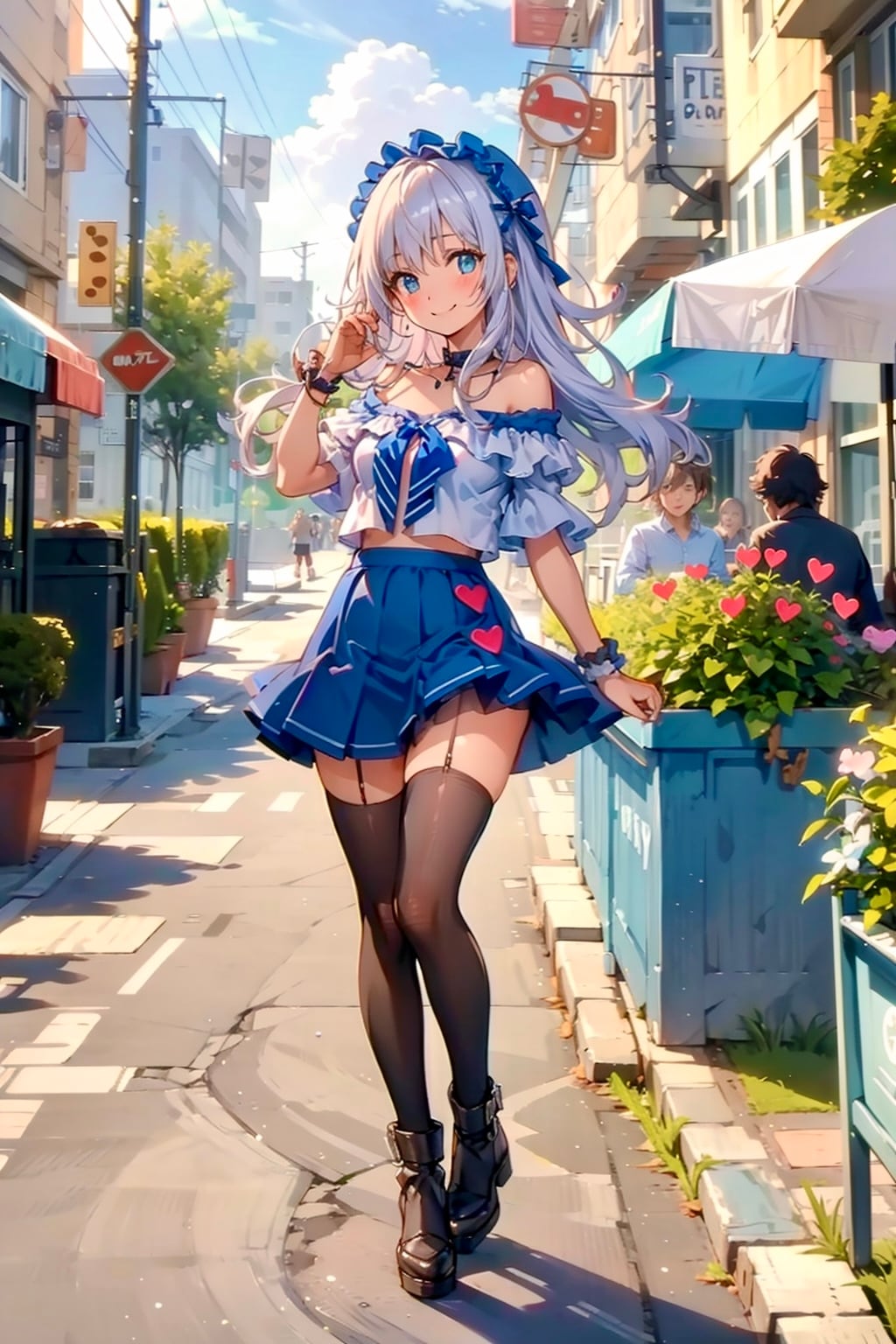 街中美少女 | の人気AIイラスト・グラビア