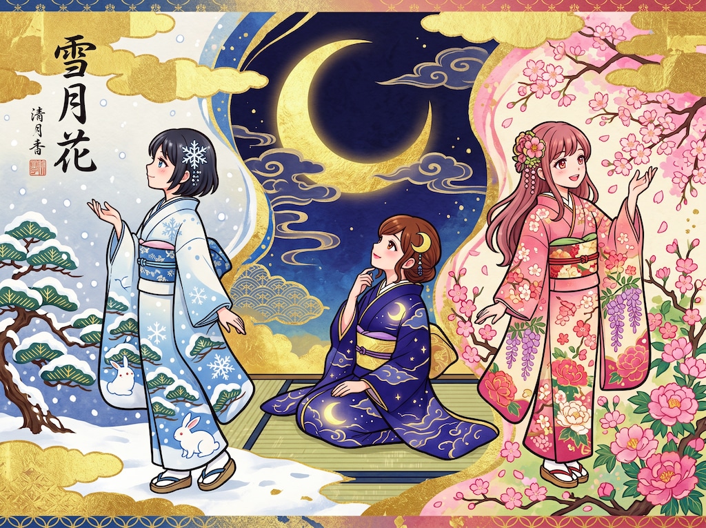 雪月花