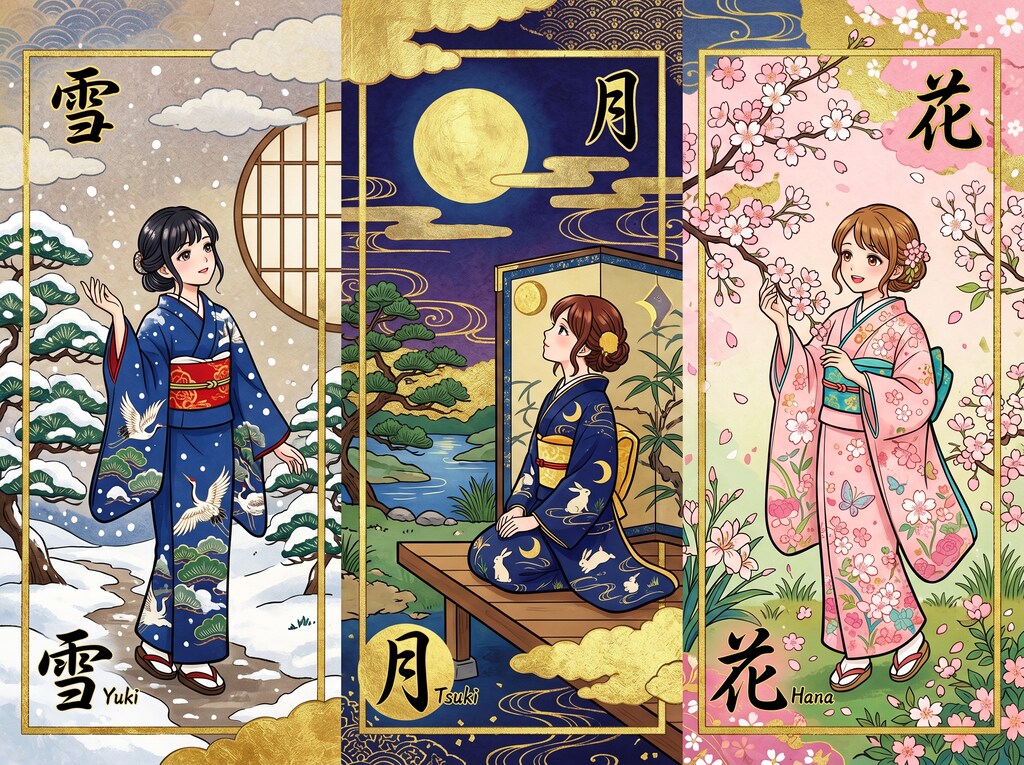 雪月花