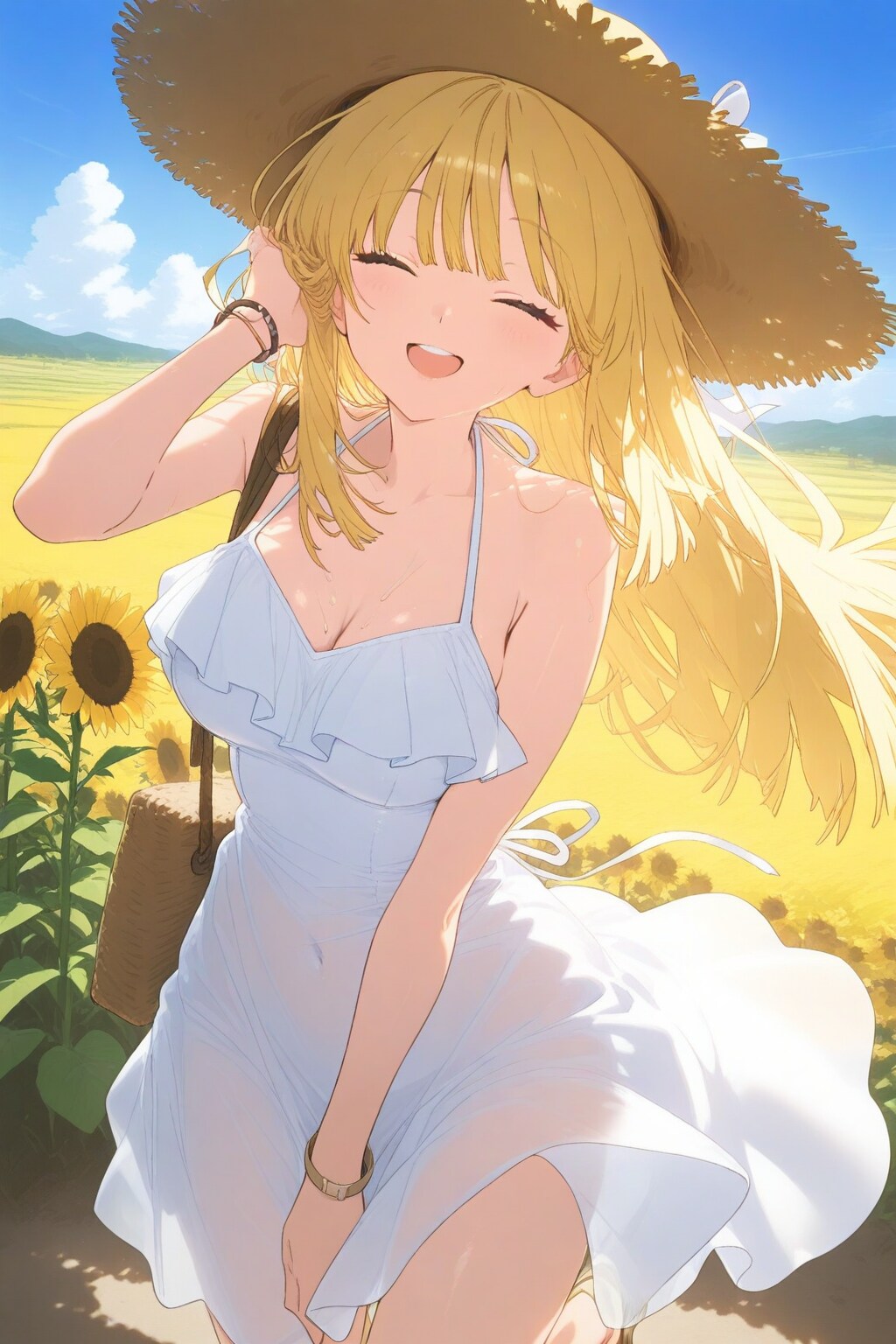 【喜】ひまわりのような笑顔