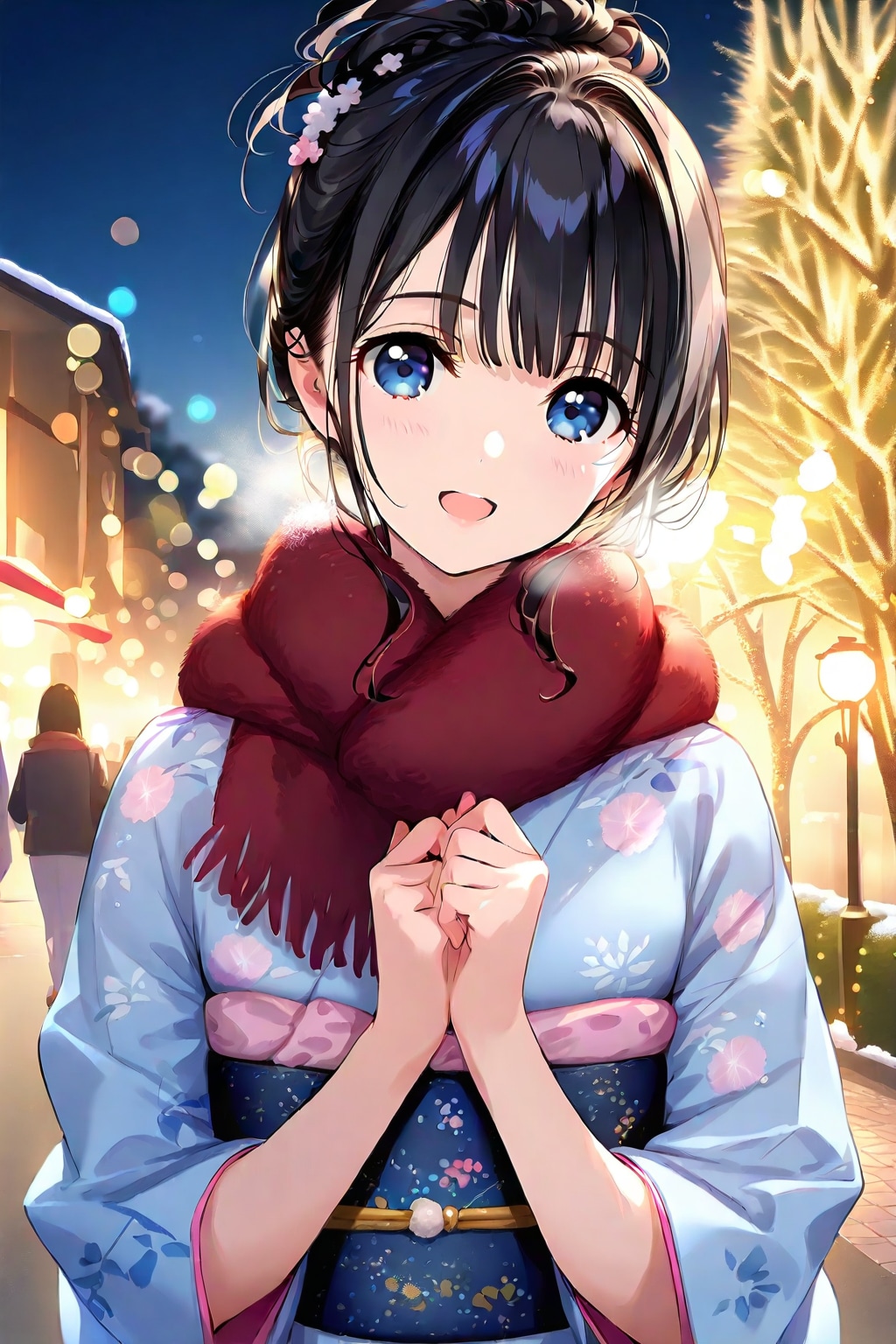 初詣帰り(WAVE)