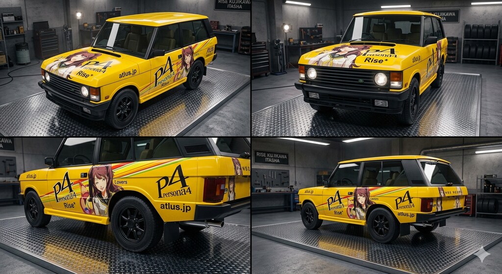 ペルソナ4レンジローバー痛車