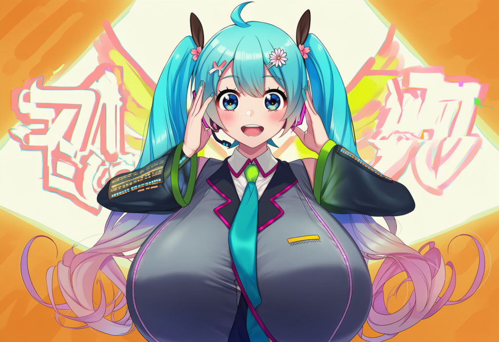 ボカロ　愛言葉　初音ミク（爆乳版）