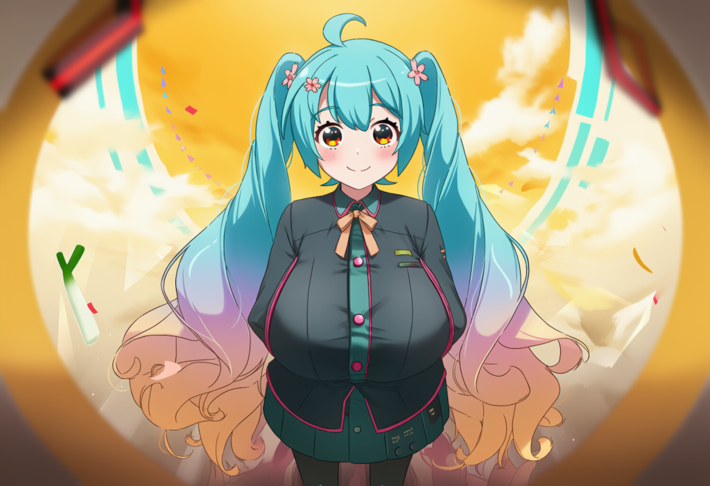 ボカロ　愛言葉　初音ミク（爆乳版）