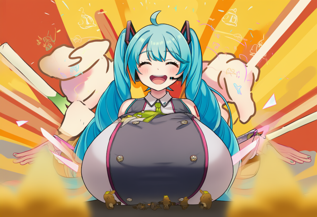 ボカロ　愛言葉　初音ミク（爆乳版）