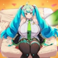 ボカロ　愛言葉　初音ミク（爆乳版） 2枚目