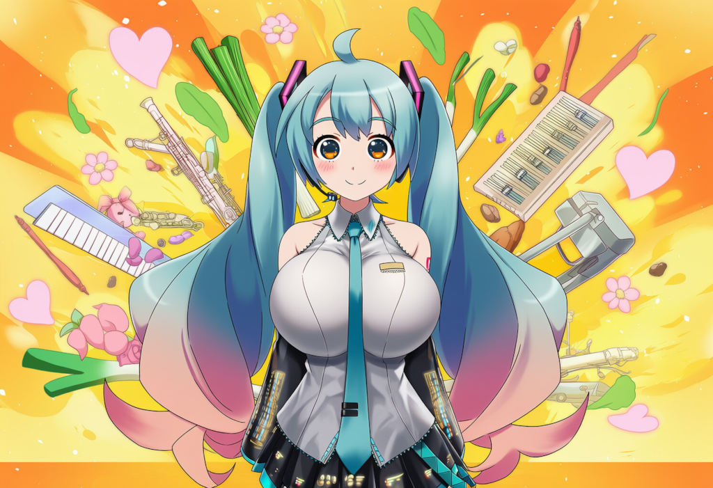 ボカロ　愛言葉　初音ミク（爆乳版）
