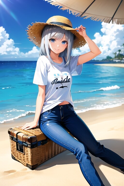 夏らしく気分を | の人気AIイラスト・グラビア