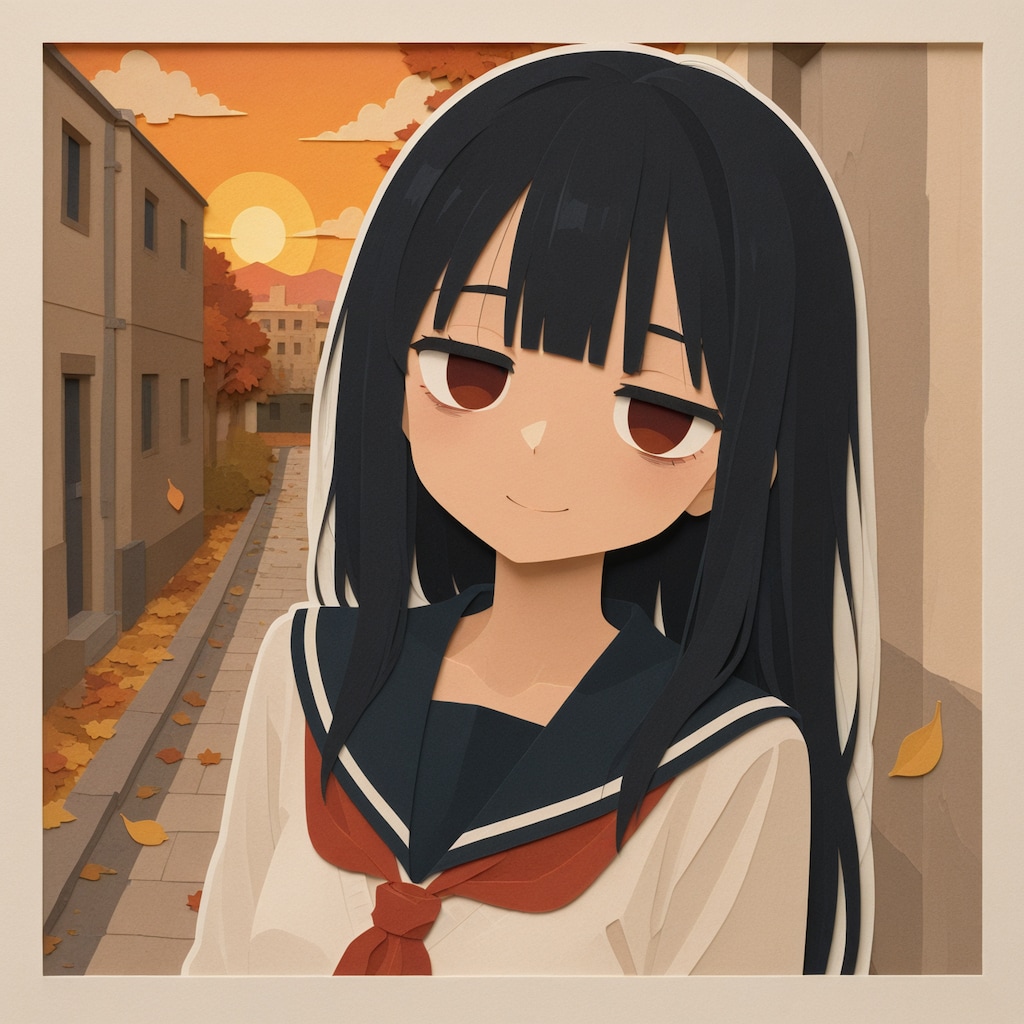 夕暮れ